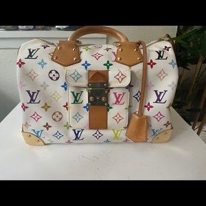 Louis Vuitton Multicolored Takashi Murakami Speedy
